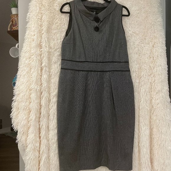 Plus Size Professional Elegant Work Dress - Picture 2 of 9